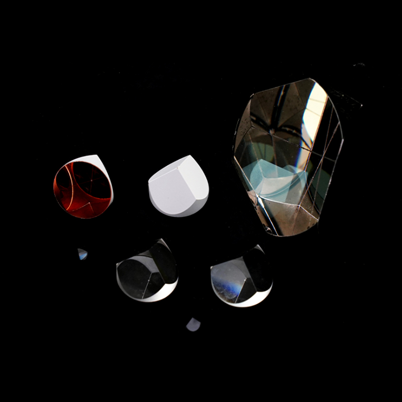 How does equilateral prism achieve precise steering of light?